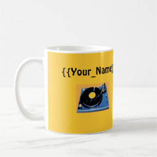 Caneca De Café DJs faz a música