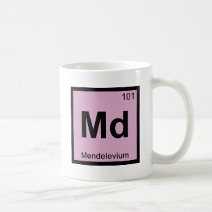 Caneca De Café DM - Símbolo da mesa periódica da química do