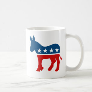 CANECA DE CAFÉ DNC - DEMOCRATA - ASNO