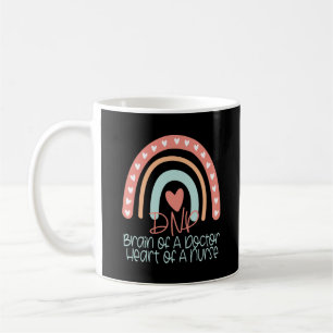 Caneca De Café DNP Doutor em Prática de Enfermagem Boho Rainbow