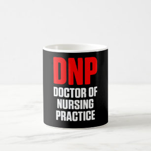 Caneca De Café Dnp Doutor Em Prática De Enfermagem Enfermeira(o)