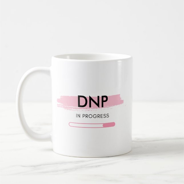 Caneca De Café DNP em Andamento - Personalizado (Esquerda)