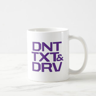 CANECA DE CAFÉ DNT TXT & DRV