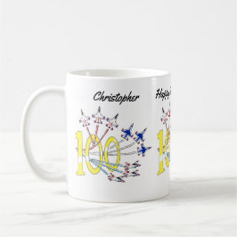 Caneca de Café do 100º Aniversário dos Thunderbird