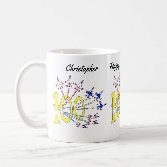Caneca de Café do 100º Aniversário dos Thunderbird (Esquerda)