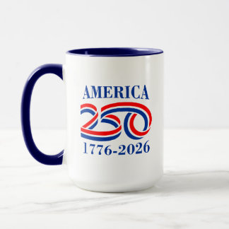 caneca de café do 250º aniversário