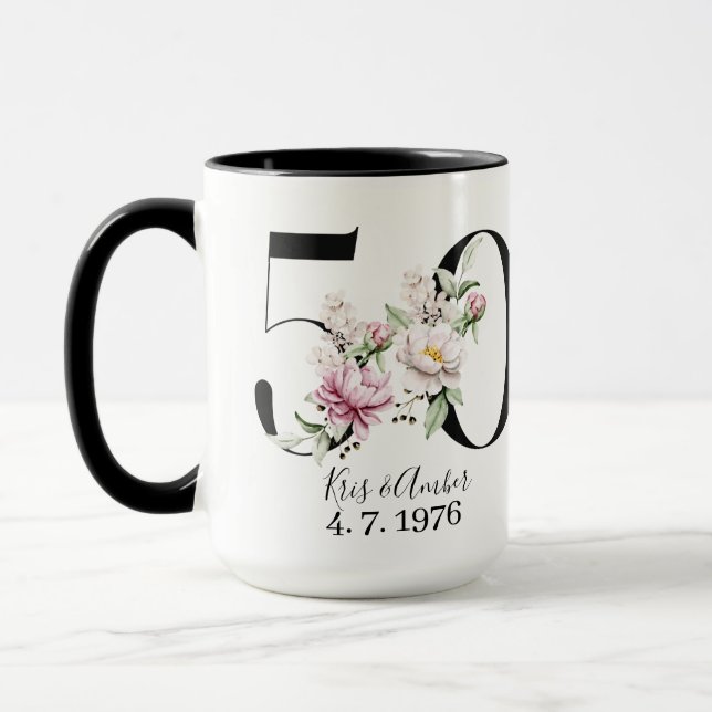 Caneca de café do 50º aniversário (Esquerda)