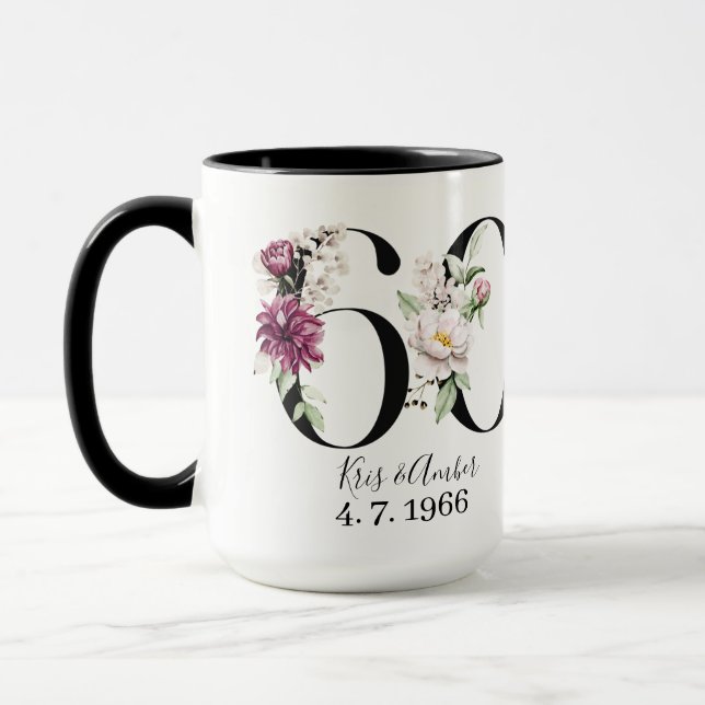 Caneca de café do 60º aniversário (Esquerda)
