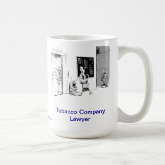 Caneca de café do advogado de Morto Lawyer™ Tabaco