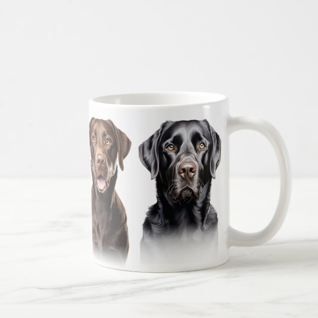 Caneca de café do amante do Black Lab (Direita)