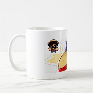 Caneca de café do anime Luffy Pirata do Chapéu de