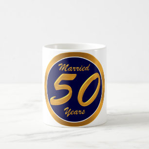 caneca de café do aniversário do th 50