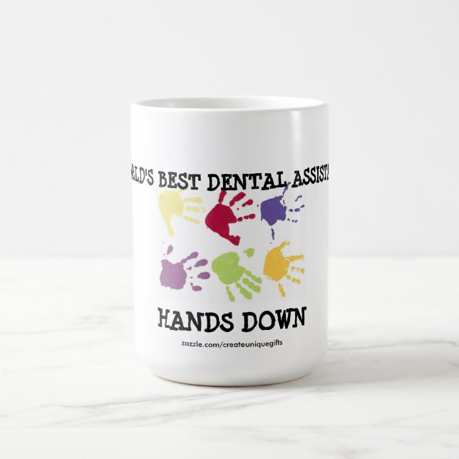 Caneca de café do assistente dental do mundo a (Centro)