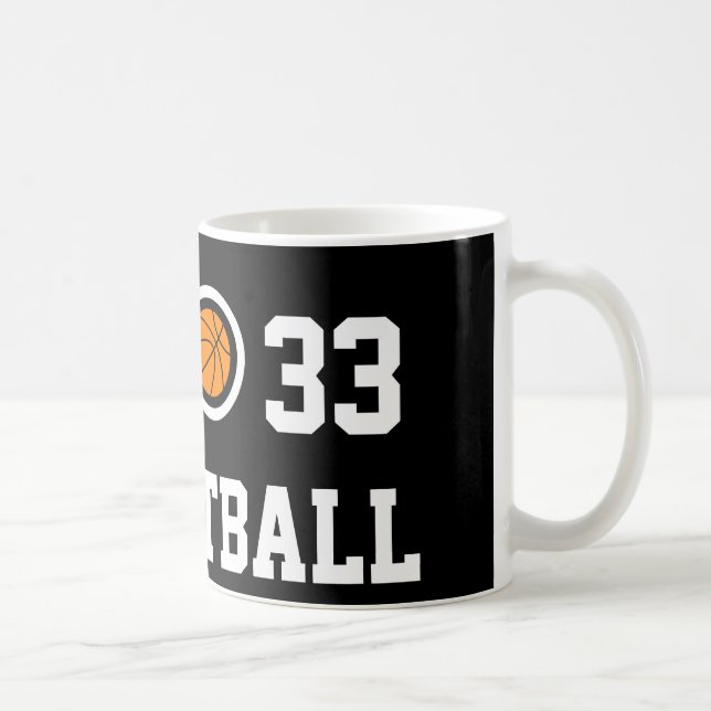 Caneca de café | do basquetebol do número 33 (Direita)