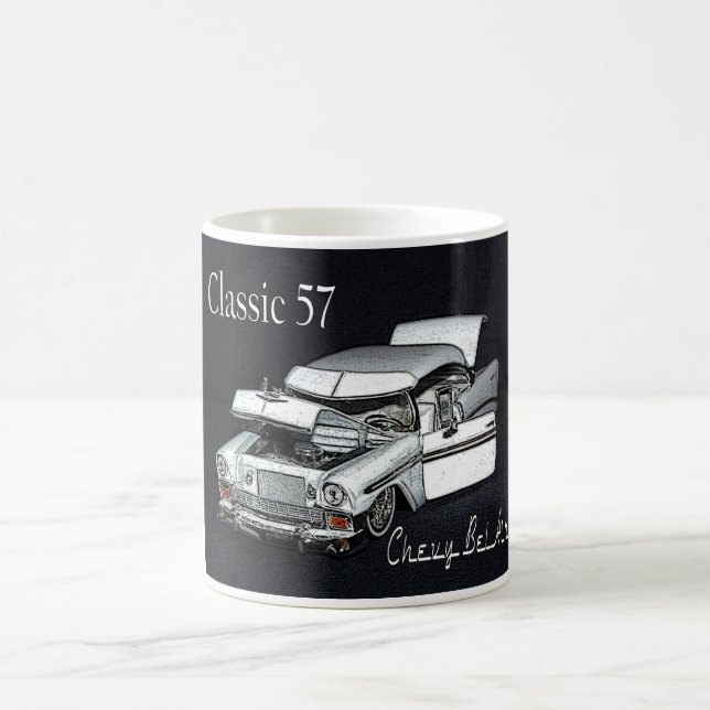Caneca de café do Bel Air de Chevy do clássico 57 (Centro)