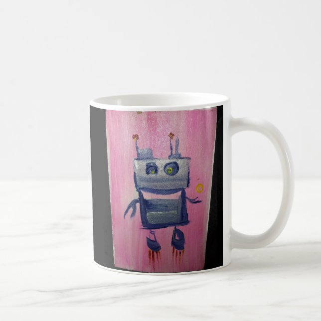 Caneca de café do bot do sorriso (Direita)