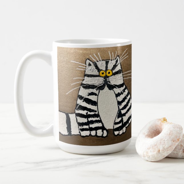 Caneca de café do Botero (Com Donut)