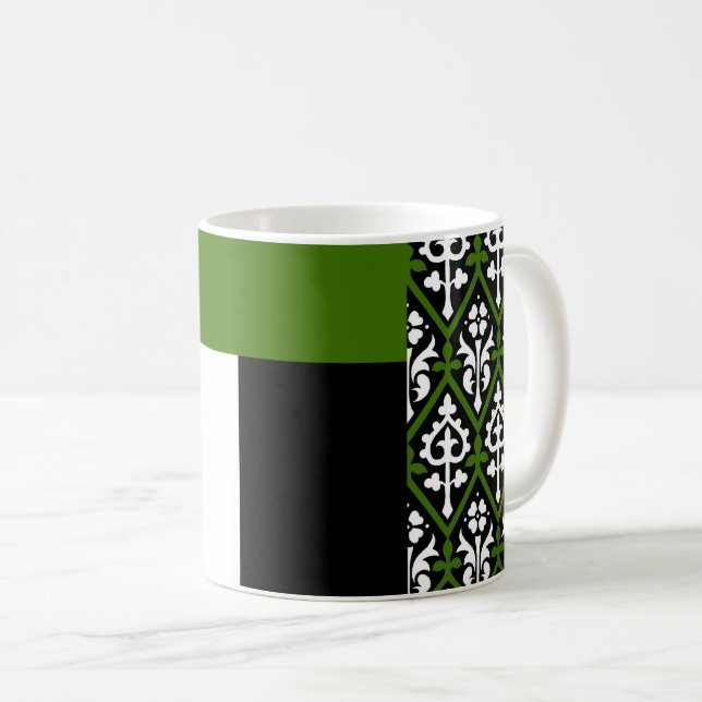 Caneca de Café do Brasão do Povo do Condado de Cae (Frente Esquerda)
