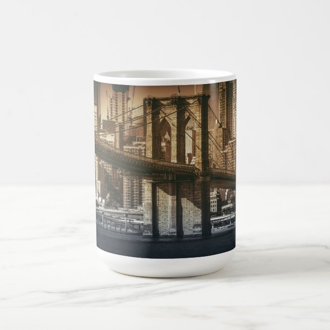 Caneca De Café "Do Brooklyn a Manhattan", imagens personalizadas  (Centro)