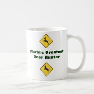Caneca de café do caçador dos cervos do mundo a