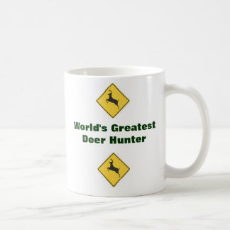 Caneca de café do caçador dos cervos do mundo a