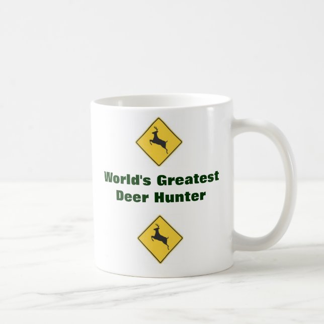 Caneca de café do caçador dos cervos do mundo a (Direita)
