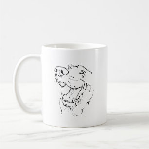 Caneca de Café do Cachorro Feliz da Raça Golden Re