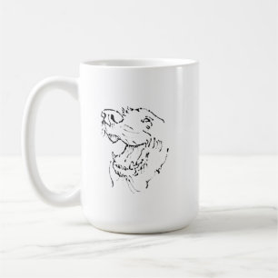 Caneca de Café do Cachorro Feliz da Raça Golden Re