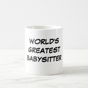 Caneca De Café Do "caneca da grande baby-sitter mundo"
