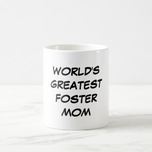 Caneca De Café Do "caneca da grande mamã adoptiva mundo"