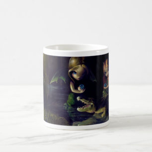Caneca De Café Do "caneca da mágica jacaré"