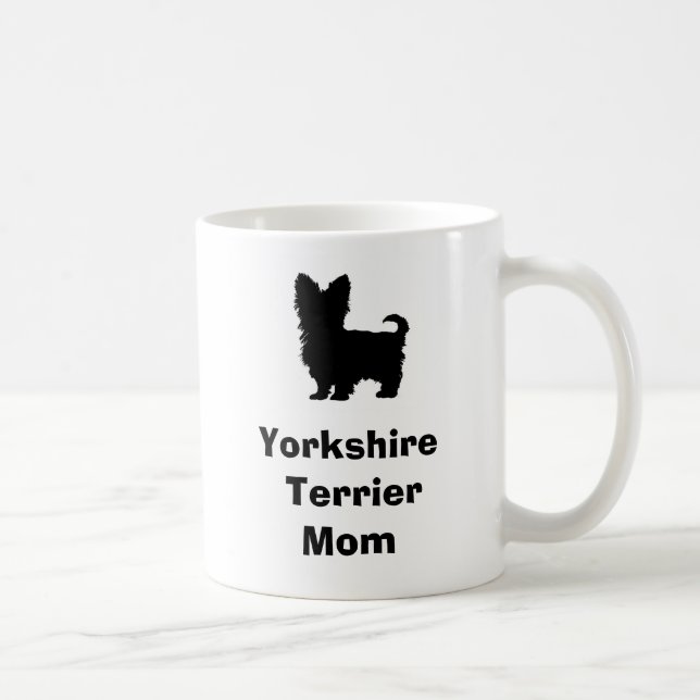 Caneca De Café Do "caneca da mamã yorkshire terrier" (Direita)