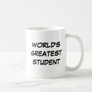 Caneca De Café Do "caneca do grande estudante mundo"
