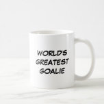 Caneca De Café Do "caneca do grande Goalie mundo"<br><div class="desc">Do " a caneca do grande Goalie mundo" faz um grande presente!</div>