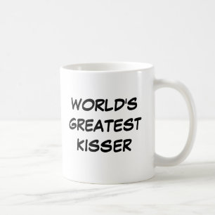 Caneca De Café Do "caneca do grande Kisser mundo"