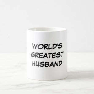 Caneca De Café Do "caneca do grande marido mundo"
