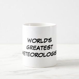 Caneca De Café Do "caneca do grande meteorologista mundo"