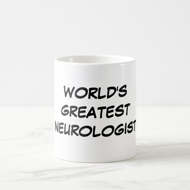 Caneca De Café Do "caneca do grande neurologista mundo" (Centro)