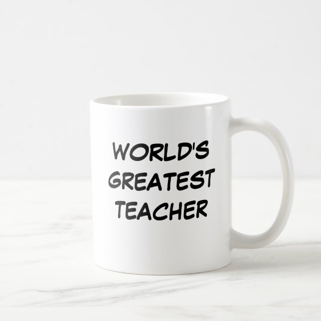 Caneca De Café Do "caneca do grande professor mundo" (Direita)