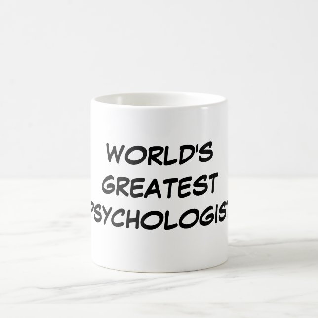 Caneca De Café Do "caneca do grande psicólogo mundo" (Centro)