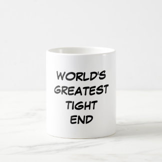 Caneca De Café Do "caneca do grande tight end mundo"