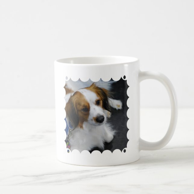 Caneca de café do cão de Kooikerhondje (Direita)