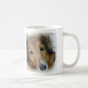 Caneca de café do cão do Collie