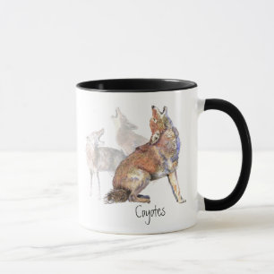 Caneca de café do chacal do urro