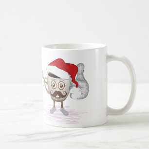 Caneca de café do chefe do Moustache a melhor