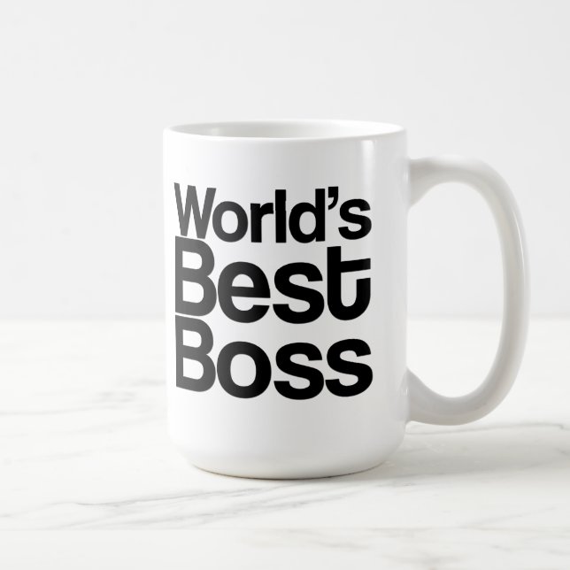 Caneca de café do chefe do mundo a melhor (Direita)
