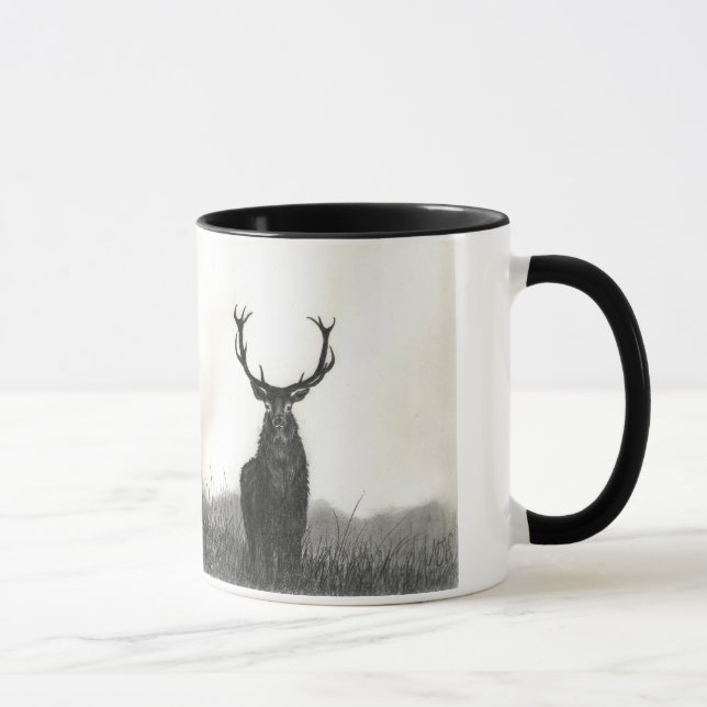 Caneca de café do contraste dos animais selvagens (Direita)
