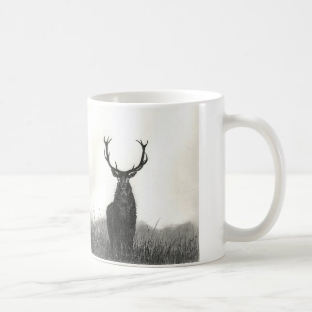 Caneca de café do contraste dos animais selvagens (Direita)