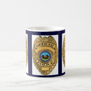 CANECA DE CAFÉ DO CRACHÁ DA POLÍCIA
