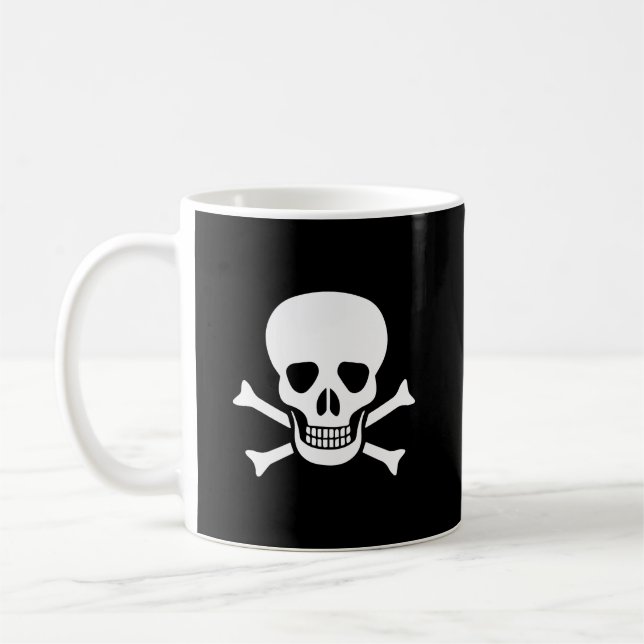 Caneca de café do crânio humano (Esquerda)